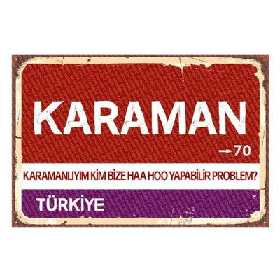 Karaman - Stadtschild