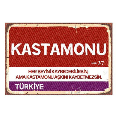 Kastamonu - Panneau de ville