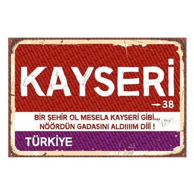 Kayseri - City Sign