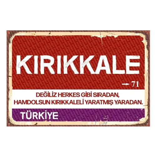 Kırıkkale - Sehir Tabelasi