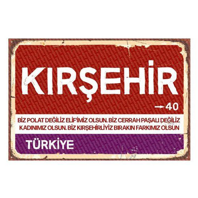 Kırşehir - City Sign