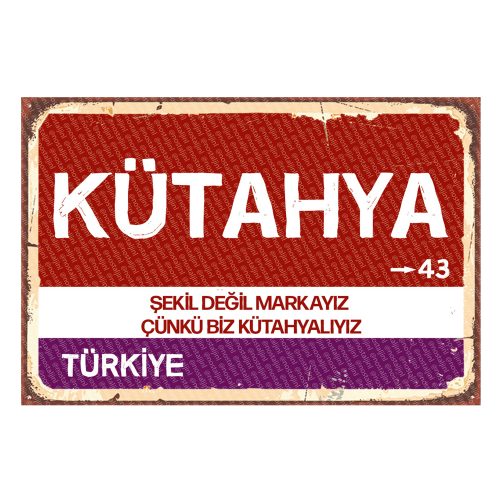 Kütahya - Sehir Tabelasi