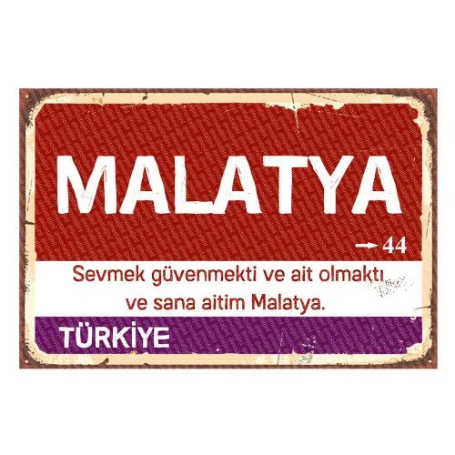 Malatya - Sehir Tabelasi