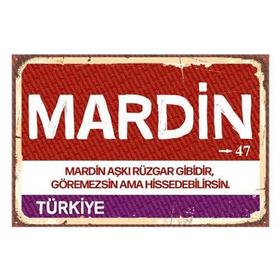 Mardin - Stadsbord
