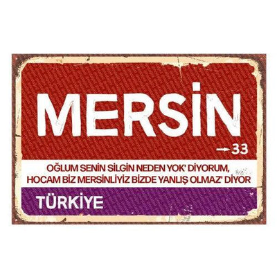Mersin - Panneau de ville