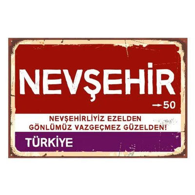 Nevşehir - Stadtschild