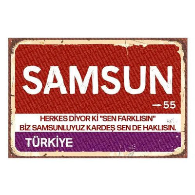Samsun - Stadtschild