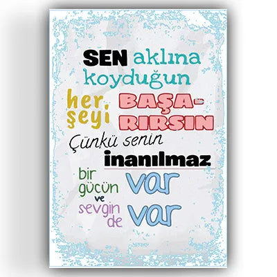 Sen herseyi basarirsin