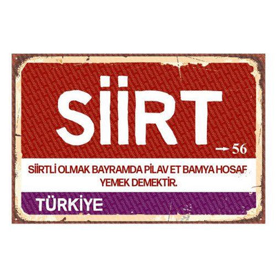 Siirt - Panneau de ville