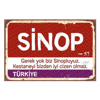 Sinop - Stadsbord