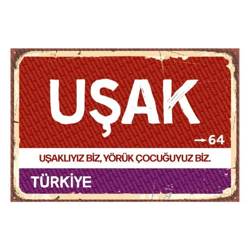 Uşak - Sehir Tabelasi