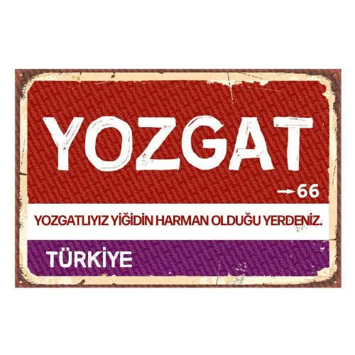 Yozgat - Sehir Tabelasi