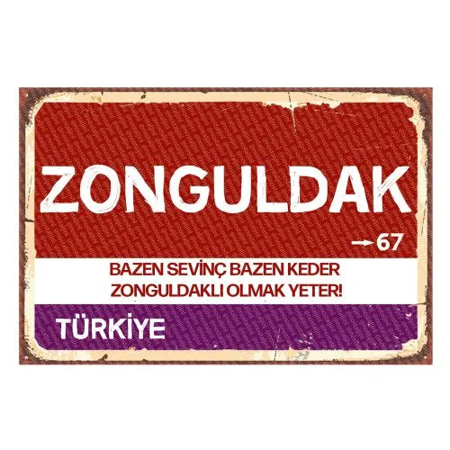 Zonguldak - Sehir Tabelasi